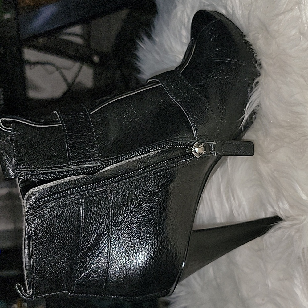 Leather Ankle Boot Heels - image 7